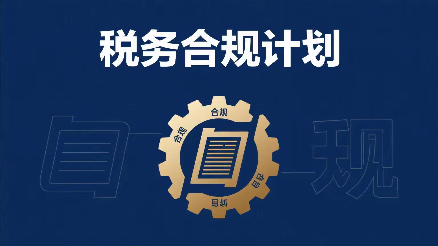 税务合规计划